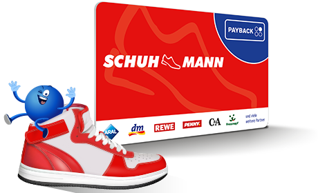 Jetzt mit der Schuh-Mann PAYBACK Karte Punkte sammeln