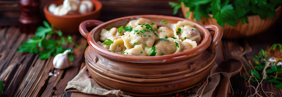 Pelmeni: gefüllt, lecker und so gut