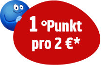 Jetzt mit Marktkauf 1 °PAYBACK Punkt pro 2 Euro Umsatz sammeln